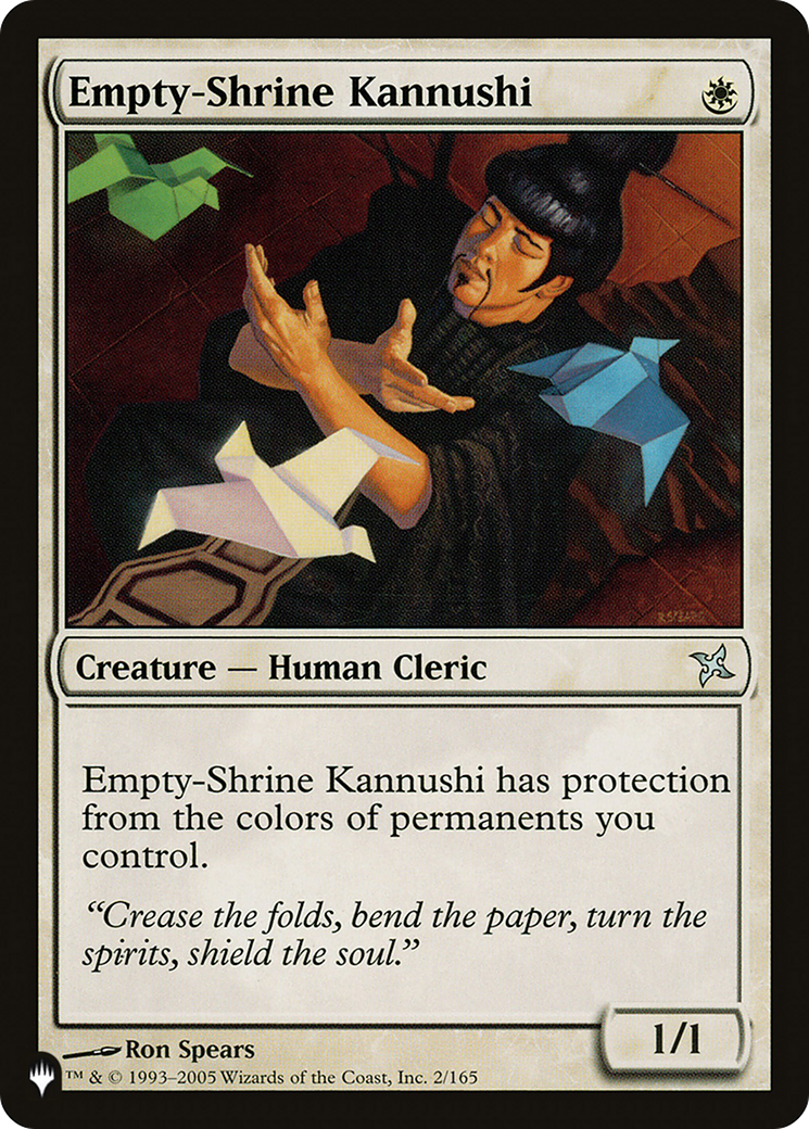 Empty-Shrine Kannushi [The List Reprints] | Boutique FDB TCG