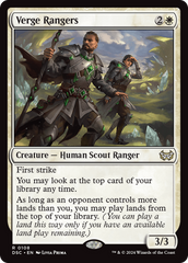 Verge Rangers [Duskmourn: House of Horror Commander] | Boutique FDB TCG