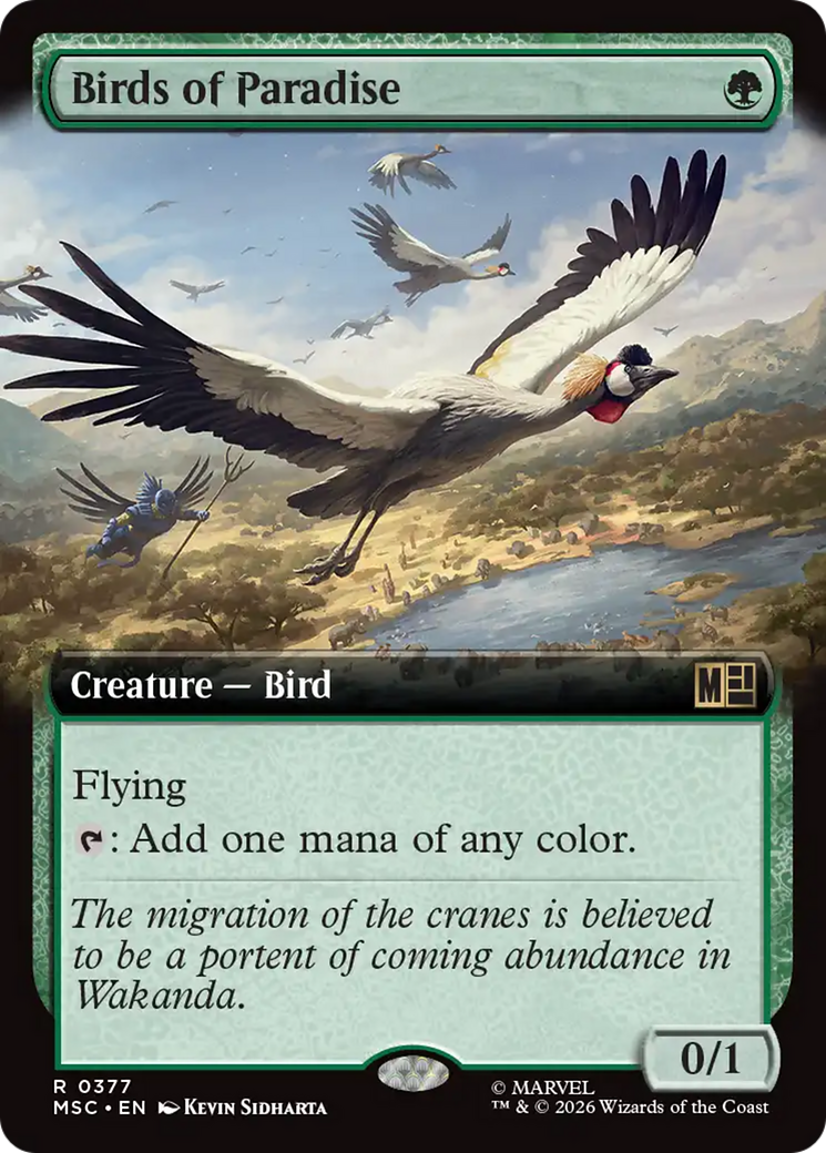 Birds of Paradise (Extended Art) [Marvel Super Heroes Commander] | Boutique FDB TCG