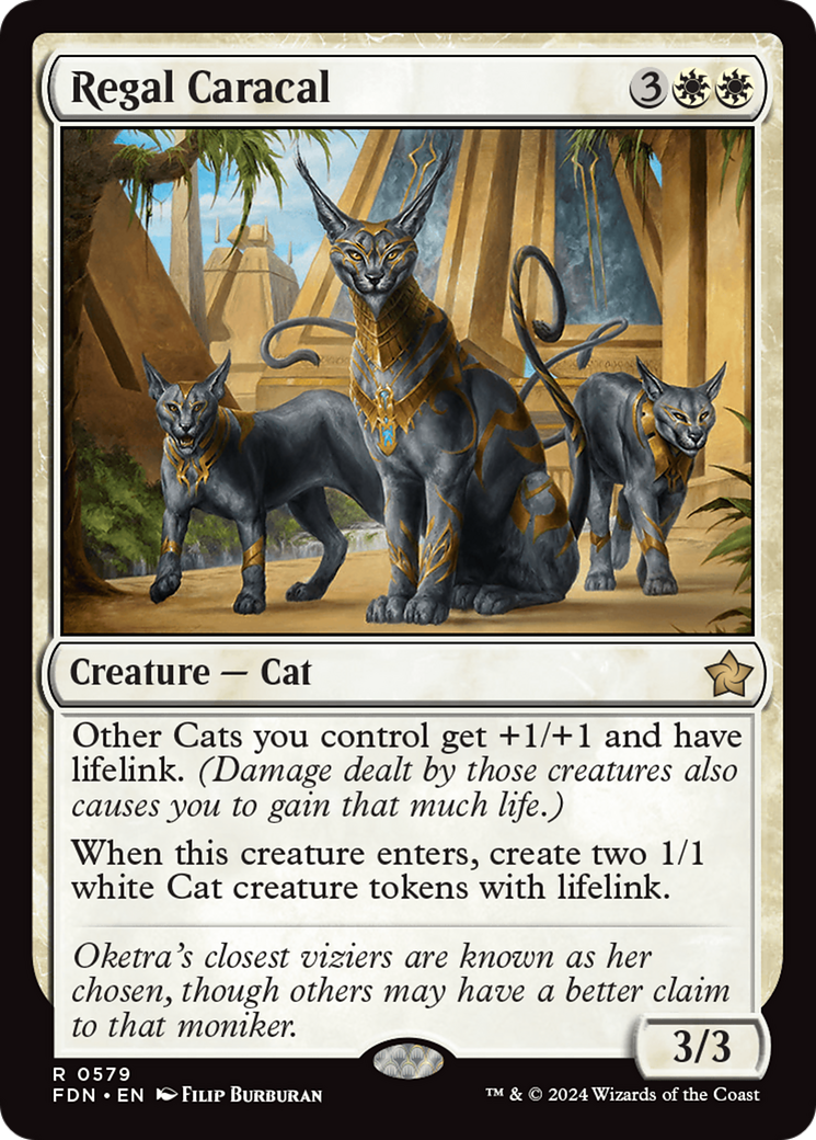 Regal Caracal [Foundations] | Boutique FDB TCG