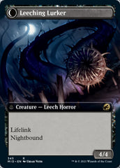 Curse of Leeches // Leeching Lurker (Extended Art) [Innistrad: Midnight Hunt] | Boutique FDB TCG