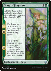 Song of Freyalise [The List] | Boutique FDB TCG