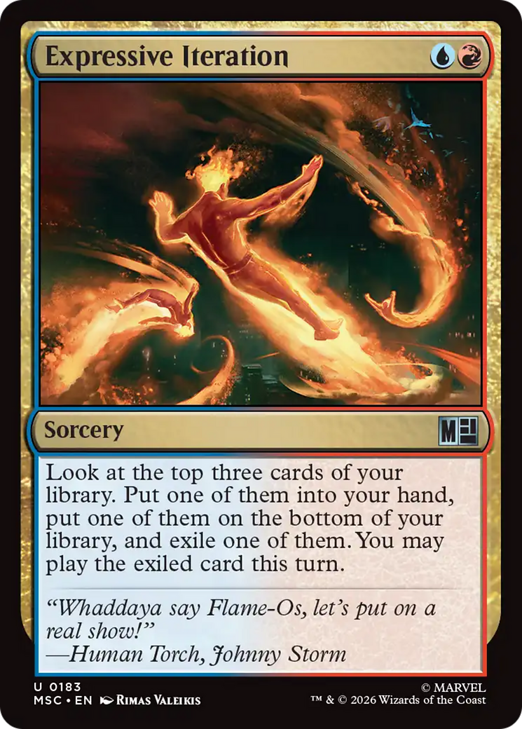 Expressive Iteration (Surge Foil) [Marvel Super Heroes Commander] | Boutique FDB TCG