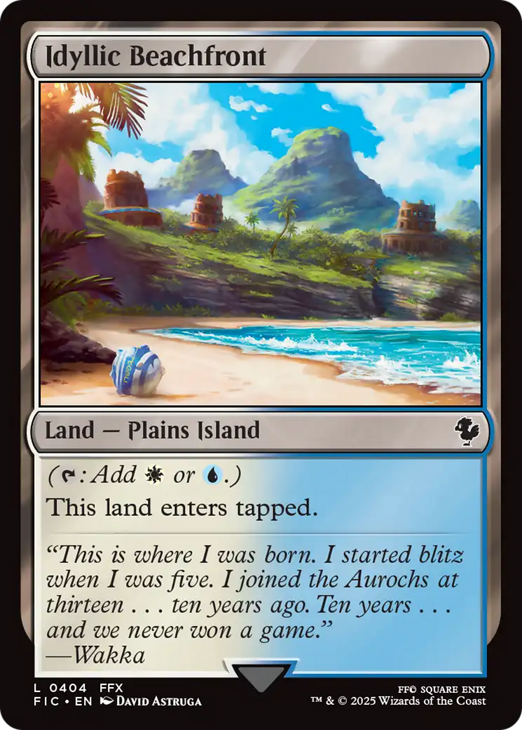 Idyllic Beachfront [FINAL FANTASY Commander] | Boutique FDB TCG