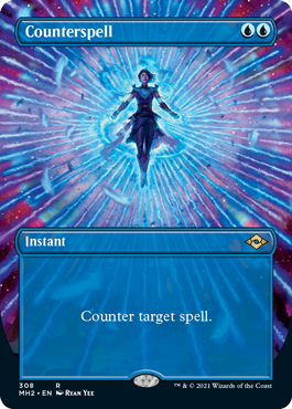 Counterspell (Borderless Alternate Art) [Modern Horizons 2] | Boutique FDB TCG