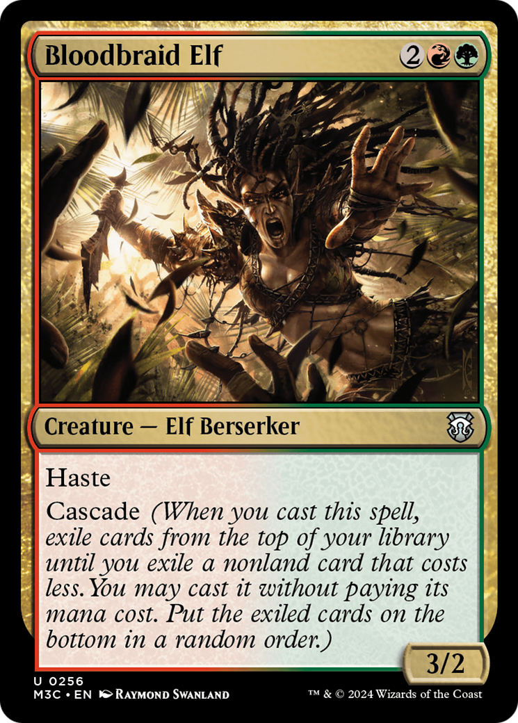 Bloodbraid Elf (Ripple Foil) [Modern Horizons 3 Commander] | Boutique FDB TCG