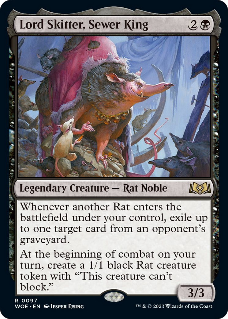 Lord Skitter, Sewer King [Wilds of Eldraine] | Boutique FDB TCG