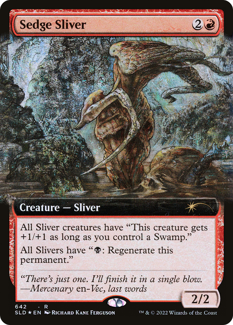 Sedge Sliver (Extended Art) [Secret Lair Drop Promos] | Boutique FDB TCG