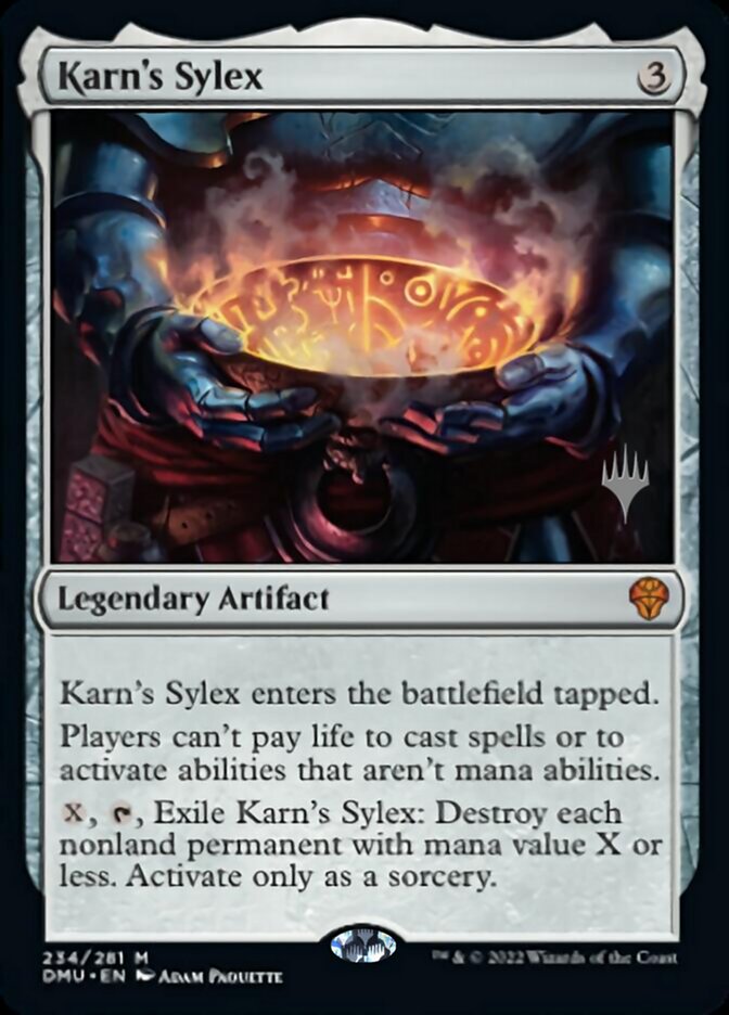 Karn's Sylex (Promo Pack) [Dominaria United Promos] | Boutique FDB TCG