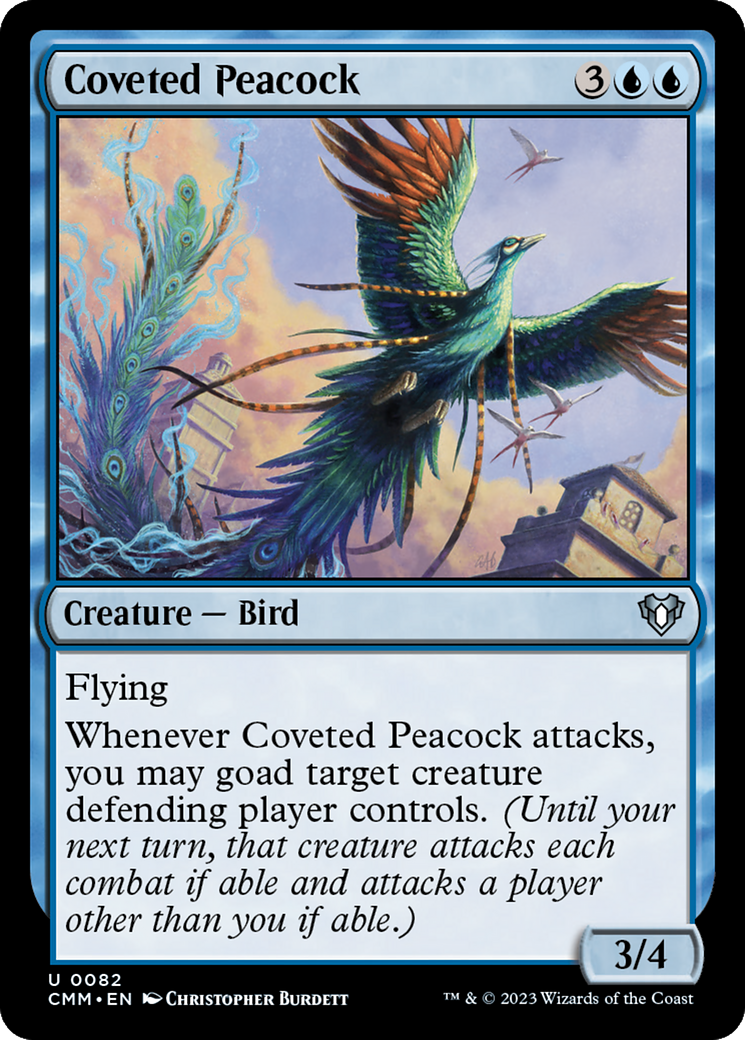 Coveted Peacock [Commander Masters] | Boutique FDB TCG