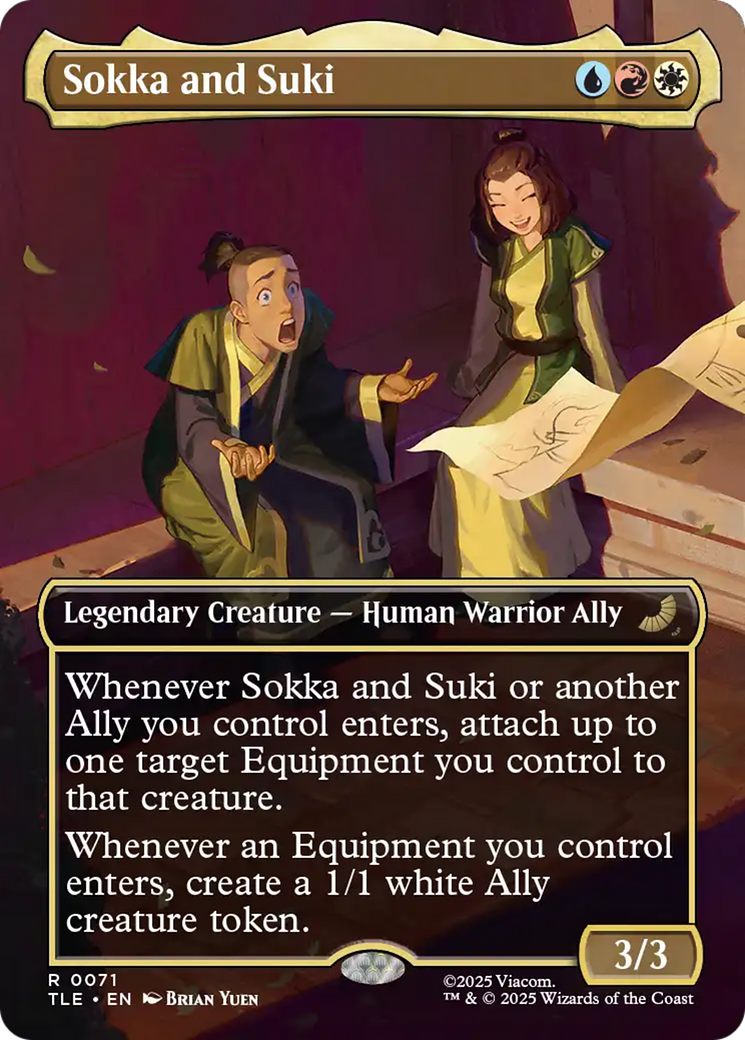 Sokka and Suki (Borderless) [Avatar: The Last Airbender: Eternal-Legal] | Boutique FDB TCG
