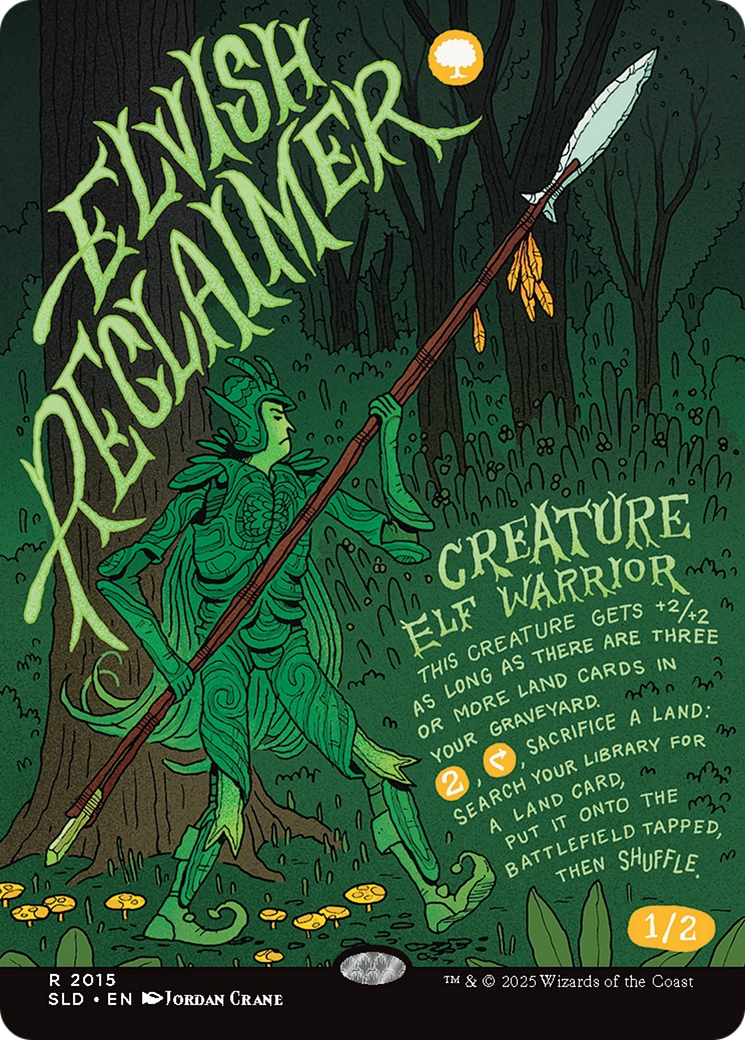 Elvish Reclaimer [Secret Lair Drop Series] | Boutique FDB TCG