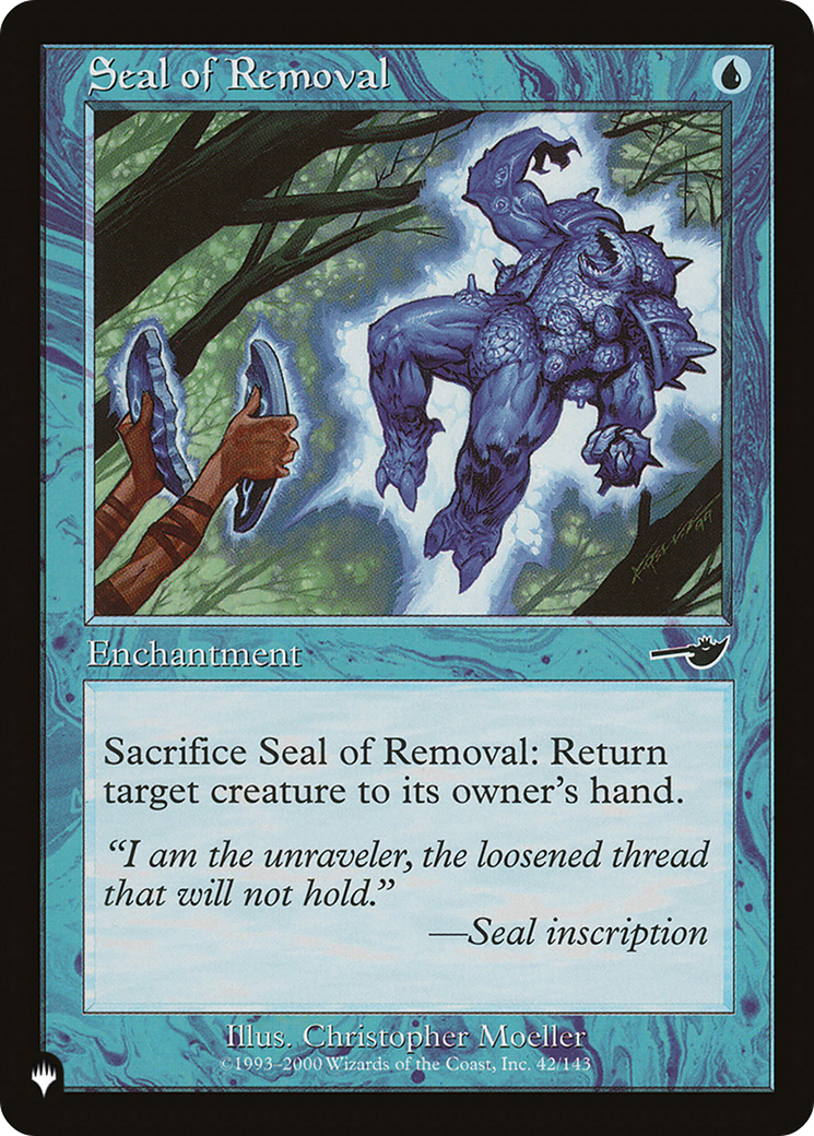 Seal of Removal [The List] | Boutique FDB TCG