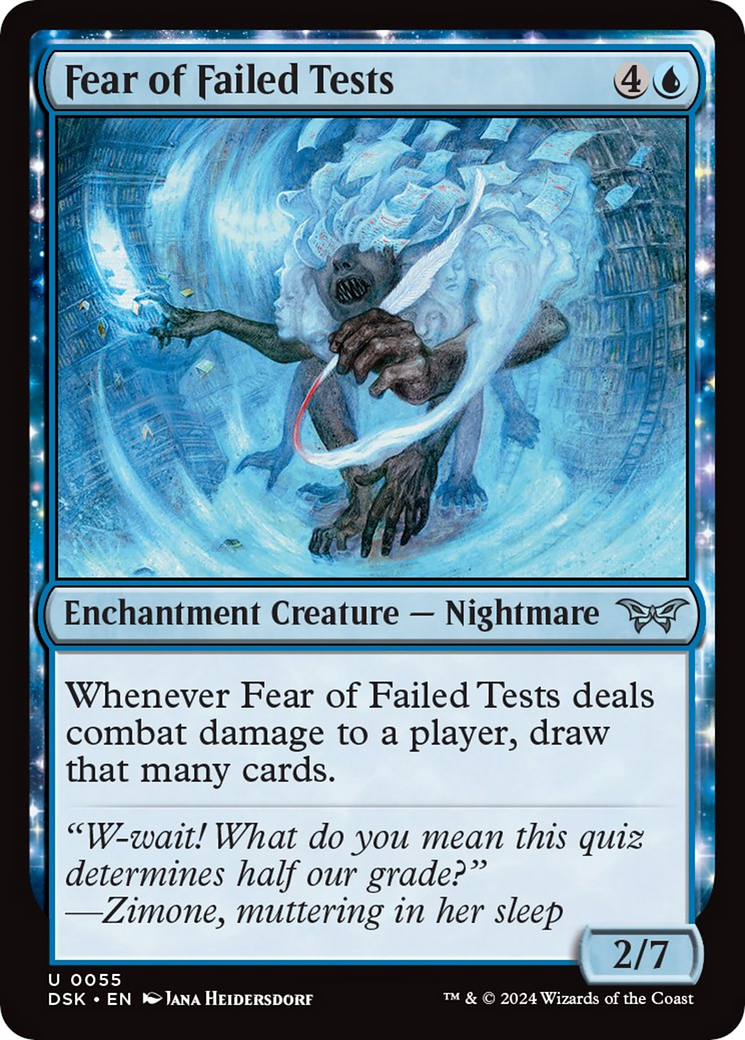 Fear of Failed Tests [Duskmourn: House of Horror] | Boutique FDB TCG