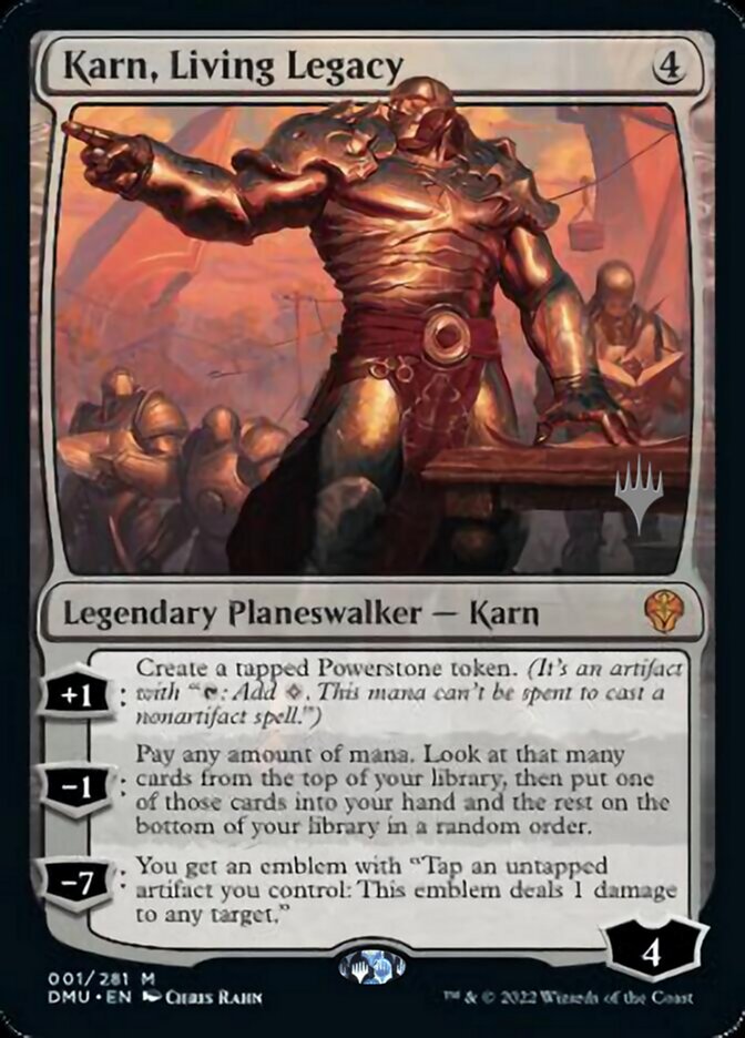 Karn, Living Legacy (Promo Pack) [Dominaria United Promos] | Boutique FDB TCG