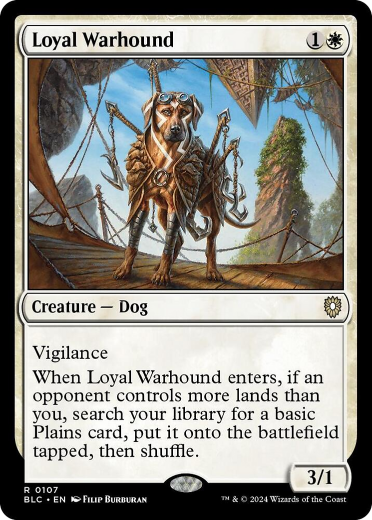 Loyal Warhound [Bloomburrow Commander] | Boutique FDB TCG