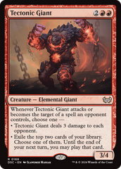 Tectonic Giant [Duskmourn: House of Horror Commander] | Boutique FDB TCG