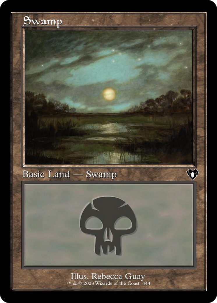 Swamp (444) (Retro) [Commander Masters] | Boutique FDB TCG