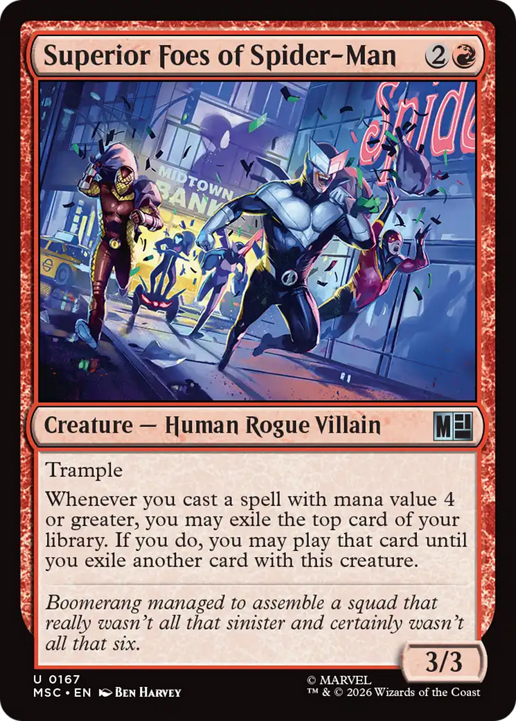 Superior Foes of Spider-Man [Marvel Super Heroes Commander] | Boutique FDB TCG