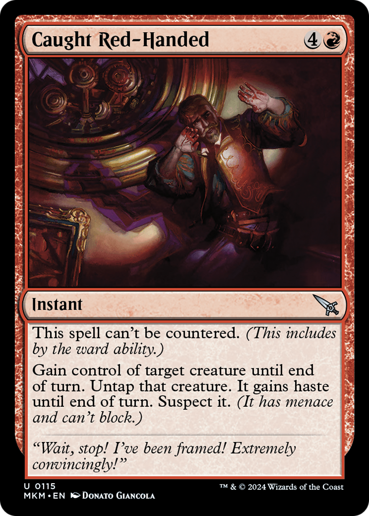 Caught Red-Handed [Murders at Karlov Manor] | Boutique FDB TCG