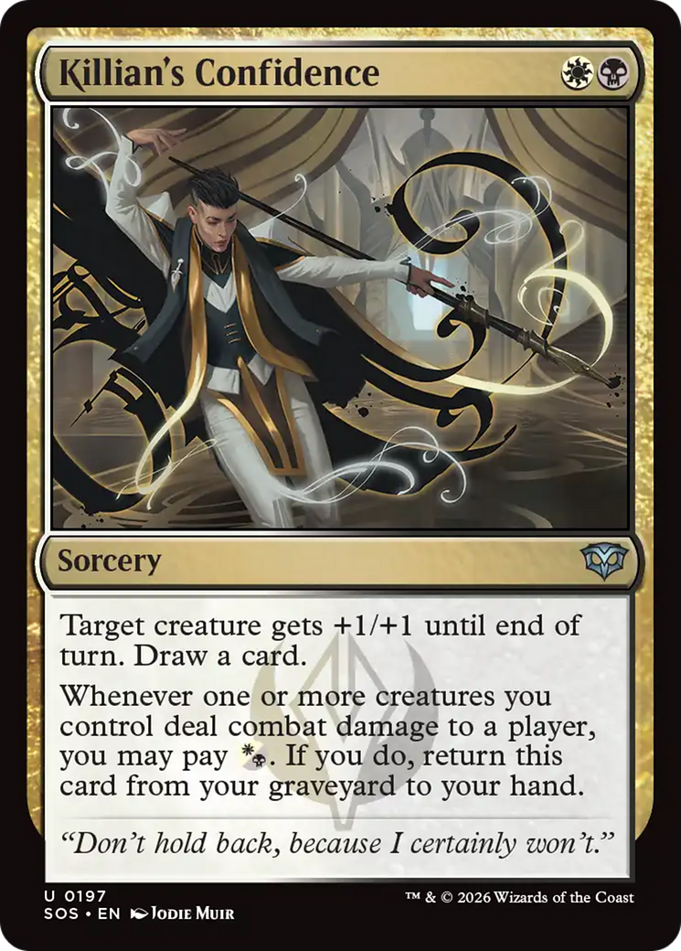 Killian's Confidence [Secrets of Strixhaven] | Boutique FDB TCG