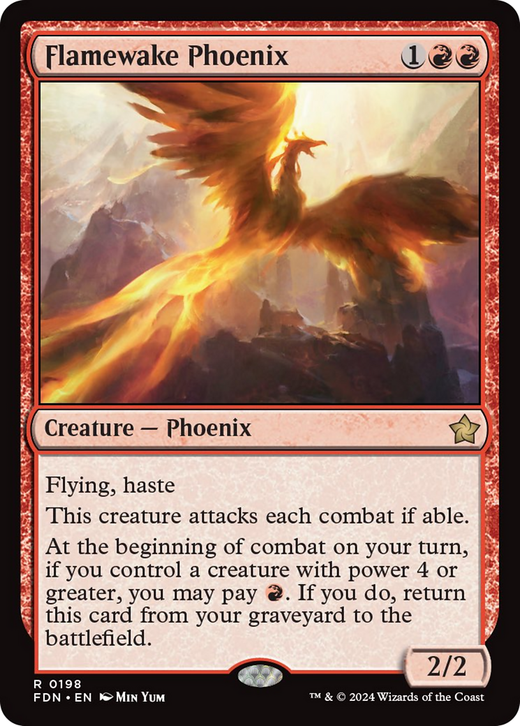 Flamewake Phoenix [Foundations] | Boutique FDB TCG