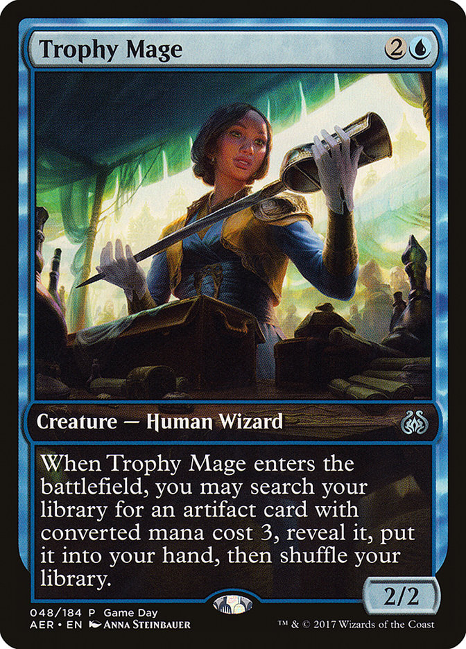 Trophy Mage (Game Day) [Aether Revolt Promos] | Boutique FDB TCG