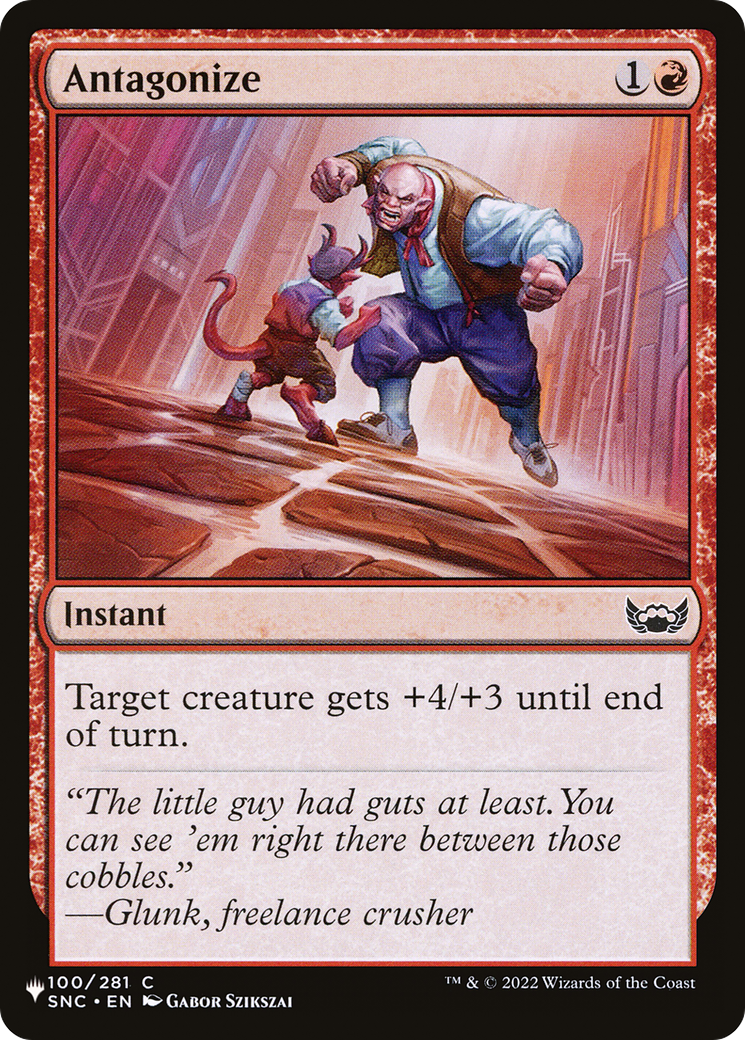 Antagonize [The List] | Boutique FDB TCG