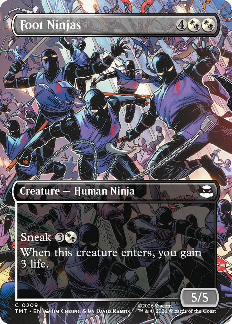 Foot Ninjas (Borderless) [Teenage Mutant Ninja Turtles] | Boutique FDB TCG