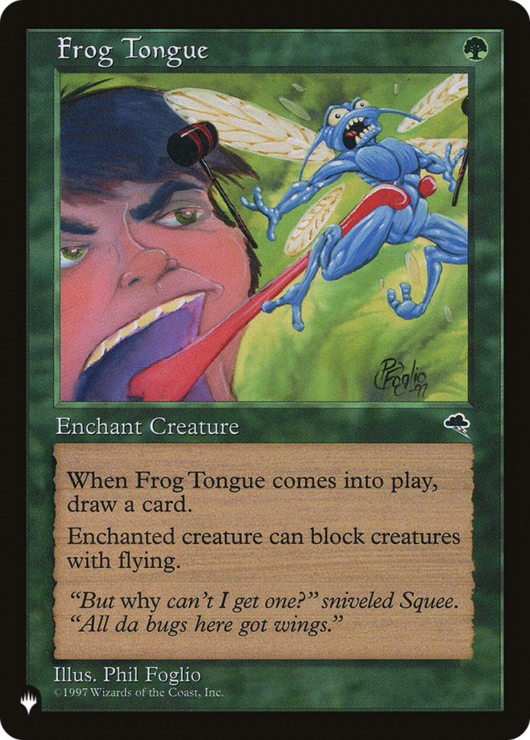 Frog Tongue [The List Reprints] | Boutique FDB TCG