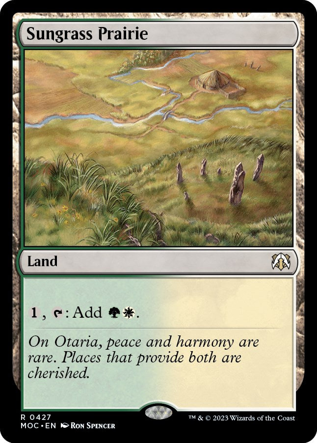 Sungrass Prairie [March of the Machine Commander] | Boutique FDB TCG