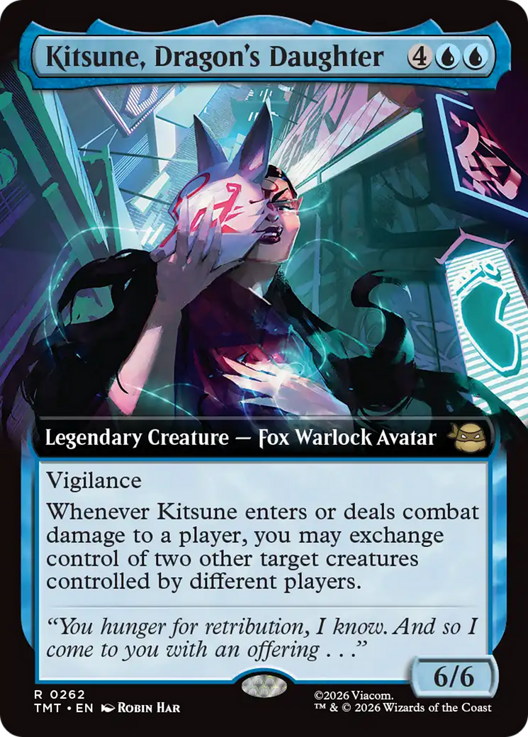 Kitsune, Dragon's Daughter (Extended Art) [Teenage Mutant Ninja Turtles] | Boutique FDB TCG