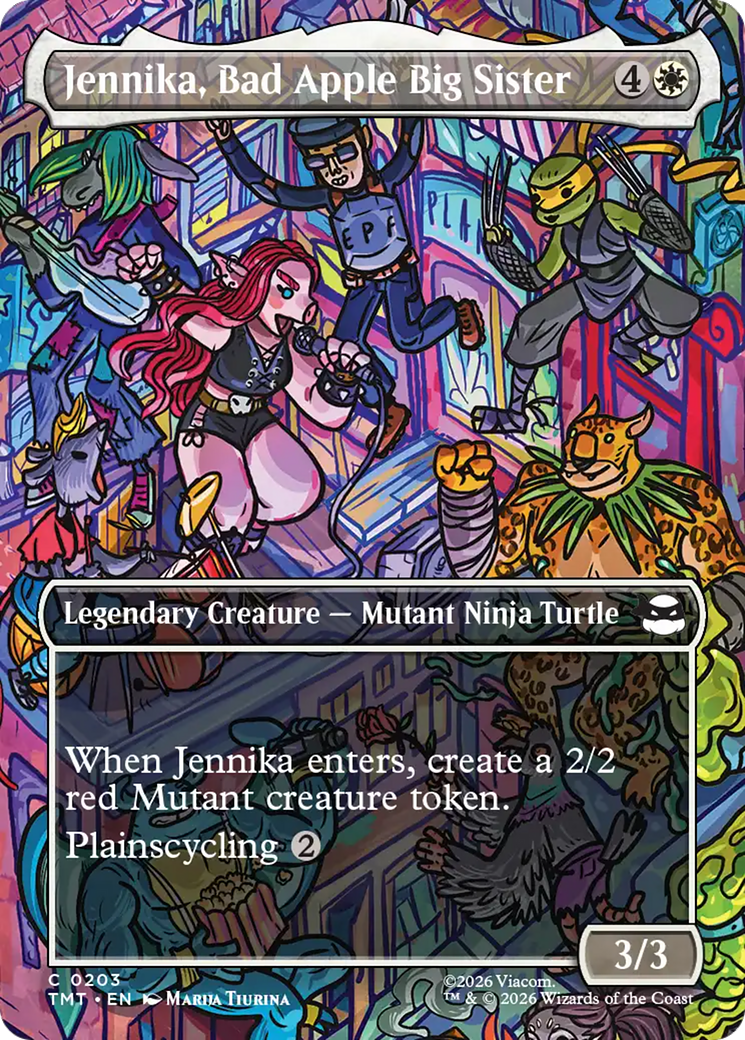 Jennika, Bad Apple Big Sister (Borderless) [Teenage Mutant Ninja Turtles] | Boutique FDB TCG