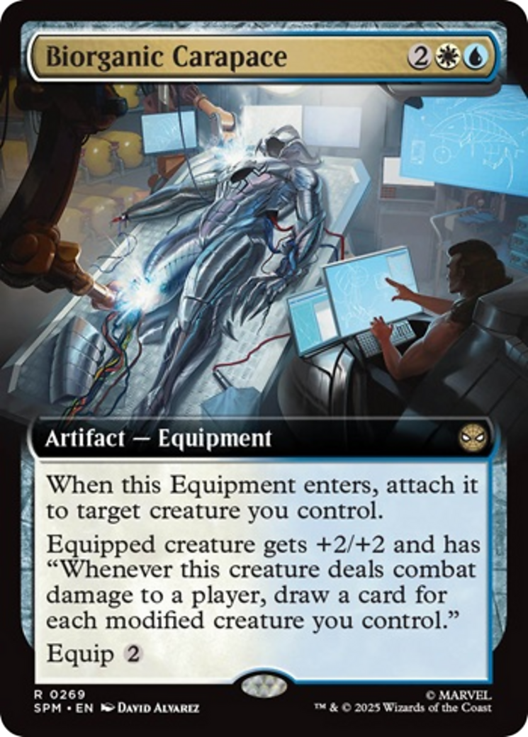 Biorganic Carapace (Extended Art) [Marvel's Spider-Man] | Boutique FDB TCG