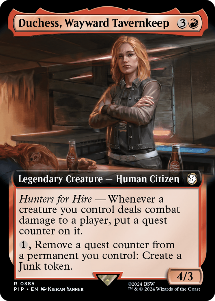 Duchess, Wayward Tavernkeep (Extended Art) [Fallout] | Boutique FDB TCG