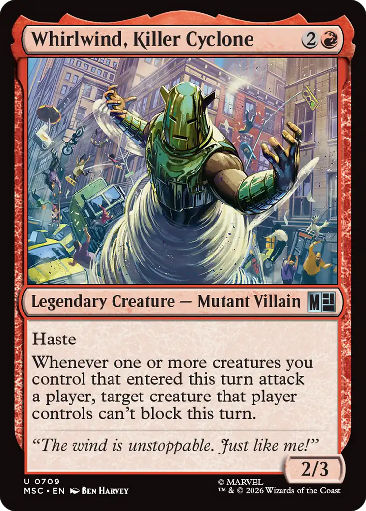 Whirlwind, Killer Cyclone [Marvel Super Heroes Commander] | Boutique FDB TCG
