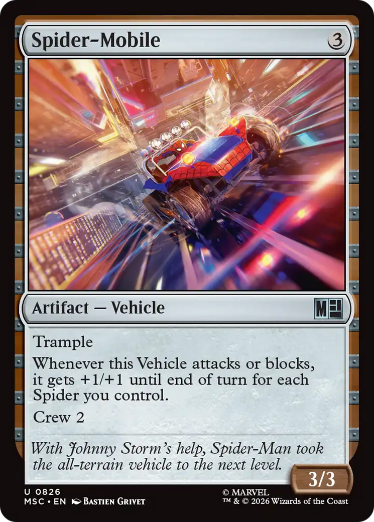 Spider-Mobile [Marvel Super Heroes Commander] | Boutique FDB TCG