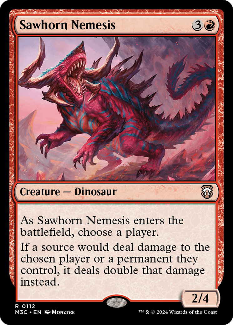 Sawhorn Nemesis [Modern Horizons 3 Commander] | Boutique FDB TCG