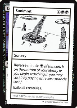 Sunimret (2021 Edition) [Mystery Booster Playtest Cards] | Boutique FDB TCG