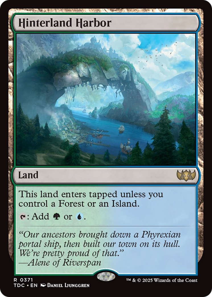 Hinterland Harbor [Tarkir: Dragonstorm Commander] | Boutique FDB TCG