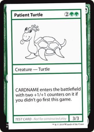 Patient Turtle (2021 Edition) [Mystery Booster Playtest Cards] | Boutique FDB TCG