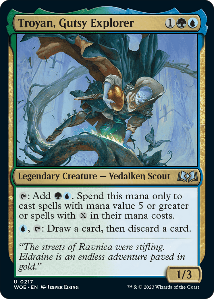 Troyan, Gutsy Explorer [Wilds of Eldraine] | Boutique FDB TCG