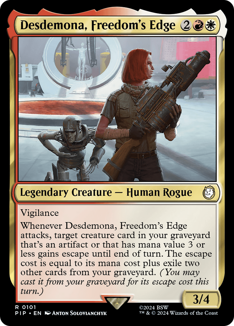 Desdemona, Freedom's Edge [Fallout] | Boutique FDB TCG