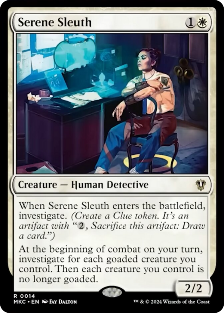 Serene Sleuth [Murders at Karlov Manor Commander] | Boutique FDB TCG