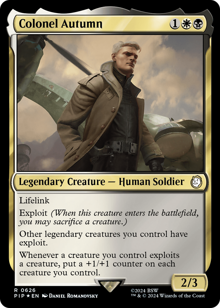 Colonel Autumn (Surge Foil) [Fallout] | Boutique FDB TCG