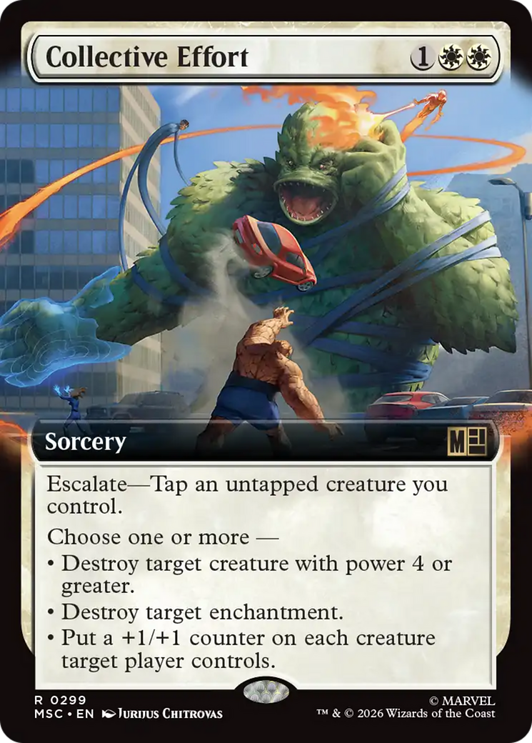 Collective Effort (Extended Art) [Marvel Super Heroes Commander] | Boutique FDB TCG