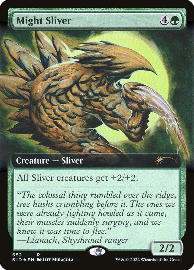 Might Sliver (Extended Art) [Secret Lair Drop Promos] | Boutique FDB TCG