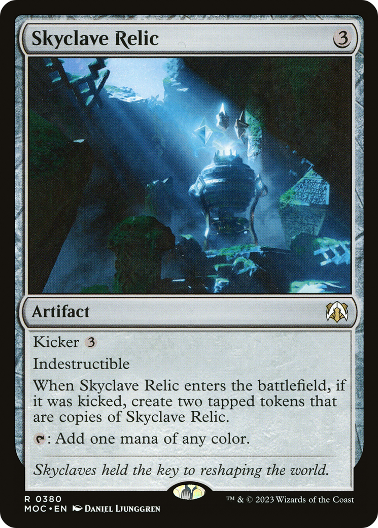 Skyclave Relic [March of the Machine Commander] | Boutique FDB TCG