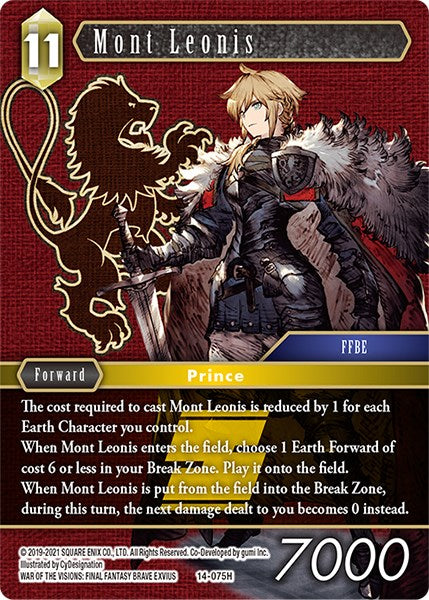 Mont Leonis [Opus XIV: Crystal Abyss] | Boutique FDB TCG