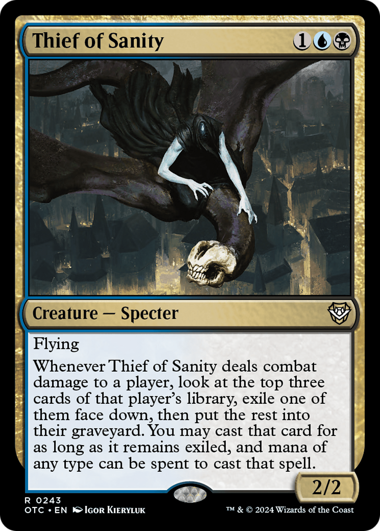 Thief of Sanity [Outlaws of Thunder Junction Commander] | Boutique FDB TCG